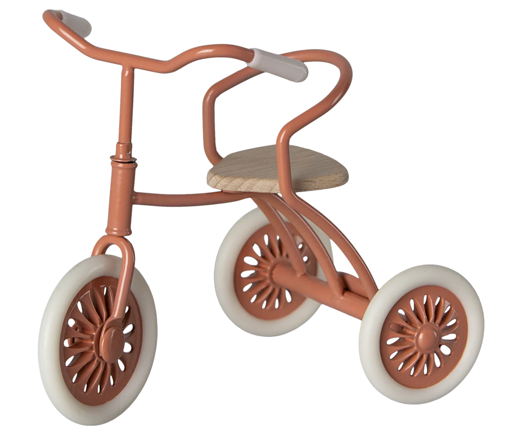 Miniature coral tricycle toy