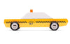 wooden taxi car toy