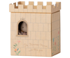 Small castle with a mouse inside