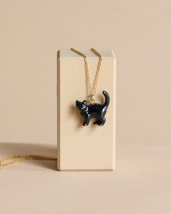 black cat necklace