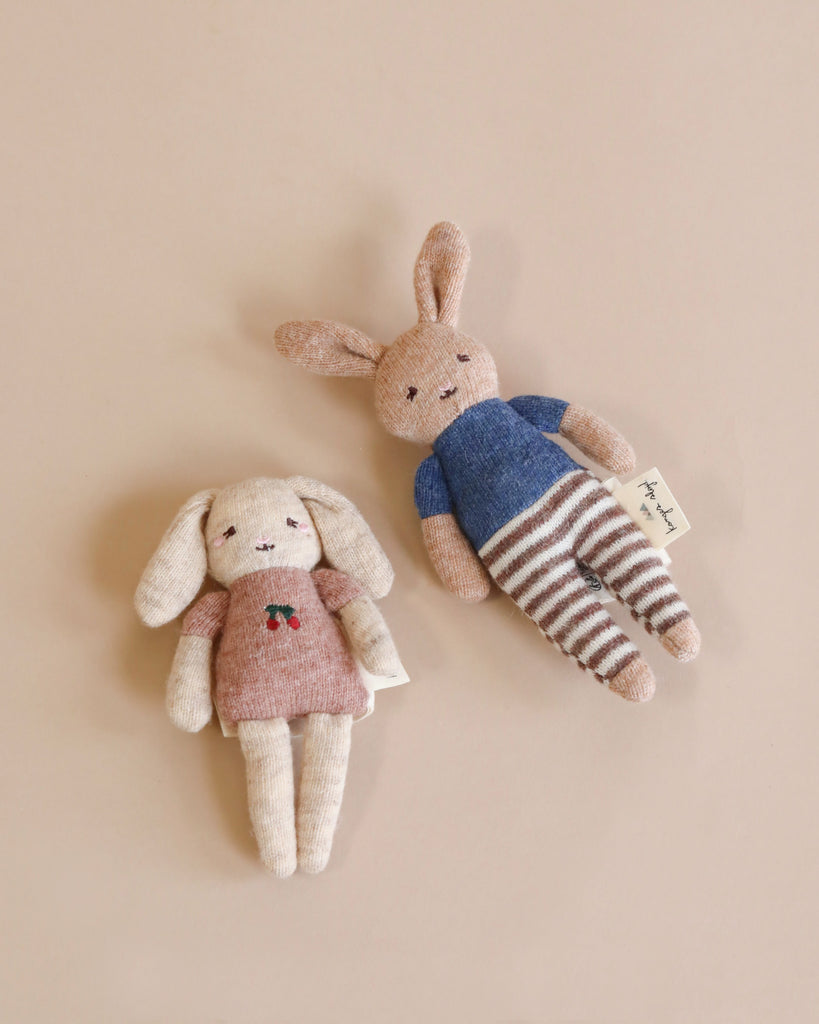 boy and girl bunny stuffed animals