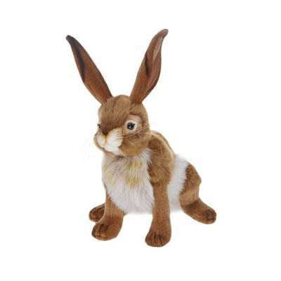 sitting jack rabbit stuffed animal