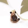 porcelain bear necklace