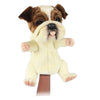 bulldog puppet stuffed animal