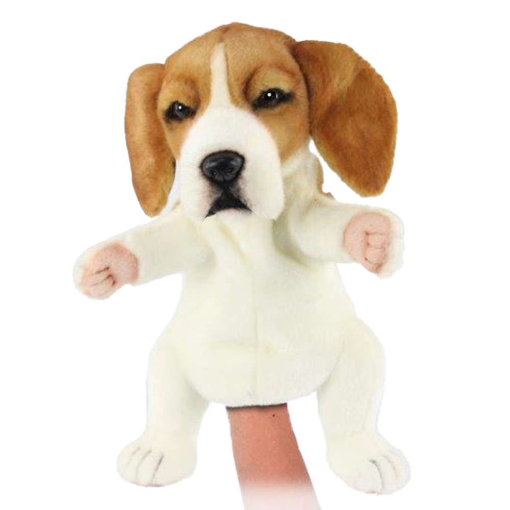 Beagle dog puppet stuffed animal