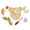 Wooden sliceable cheese board toy