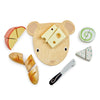 Wooden sliceable cheese board toy