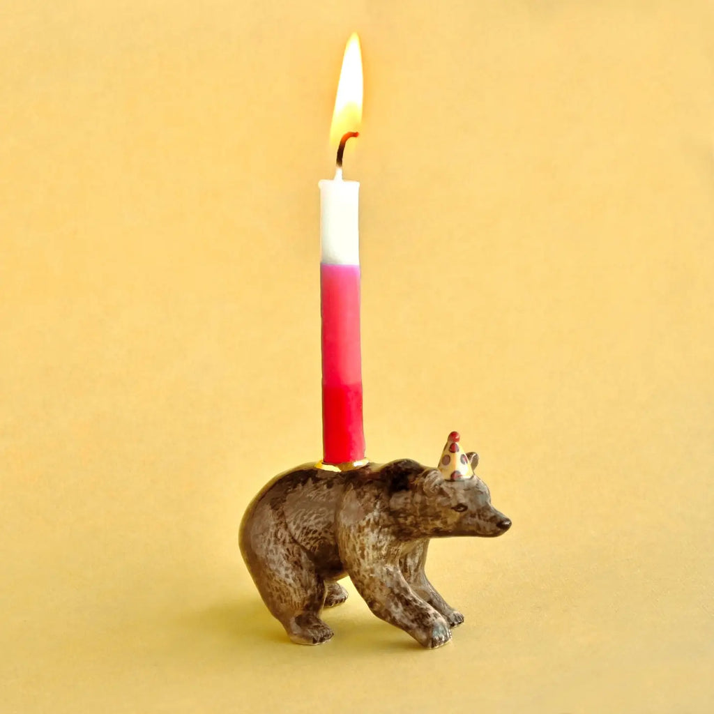 bear candle holder