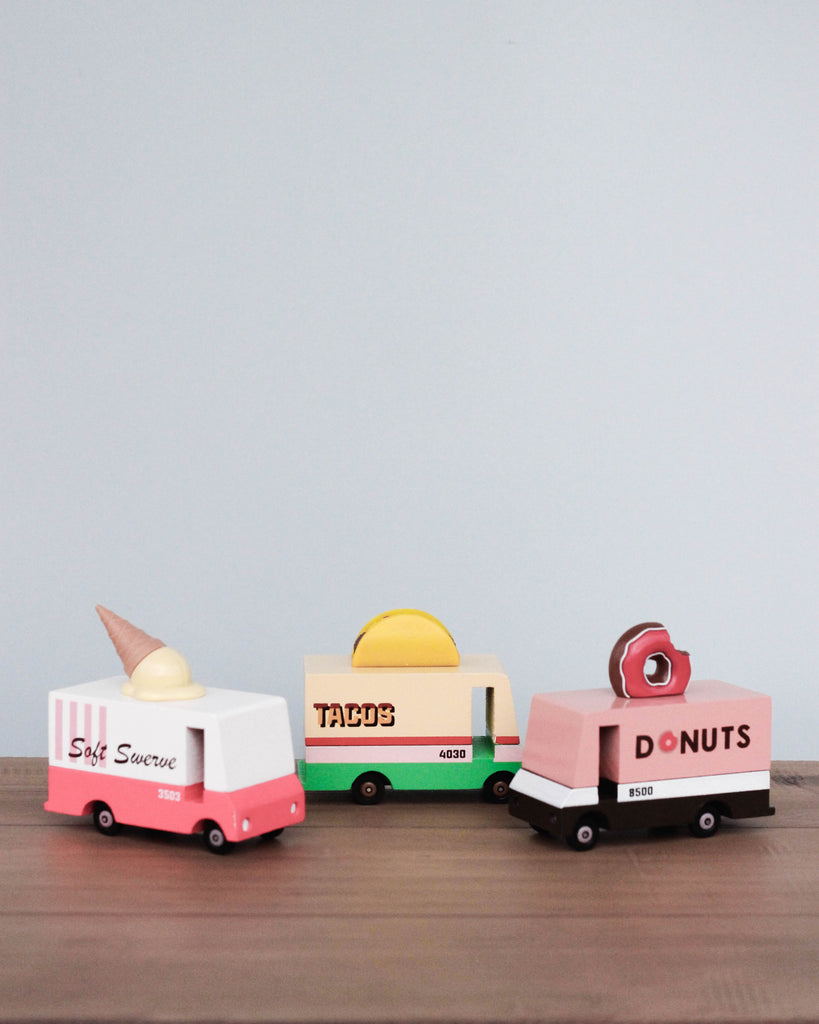 mini food trucks toy